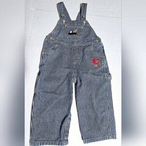Carters Conductor Style Tow Truck Overalls‎ With Patches